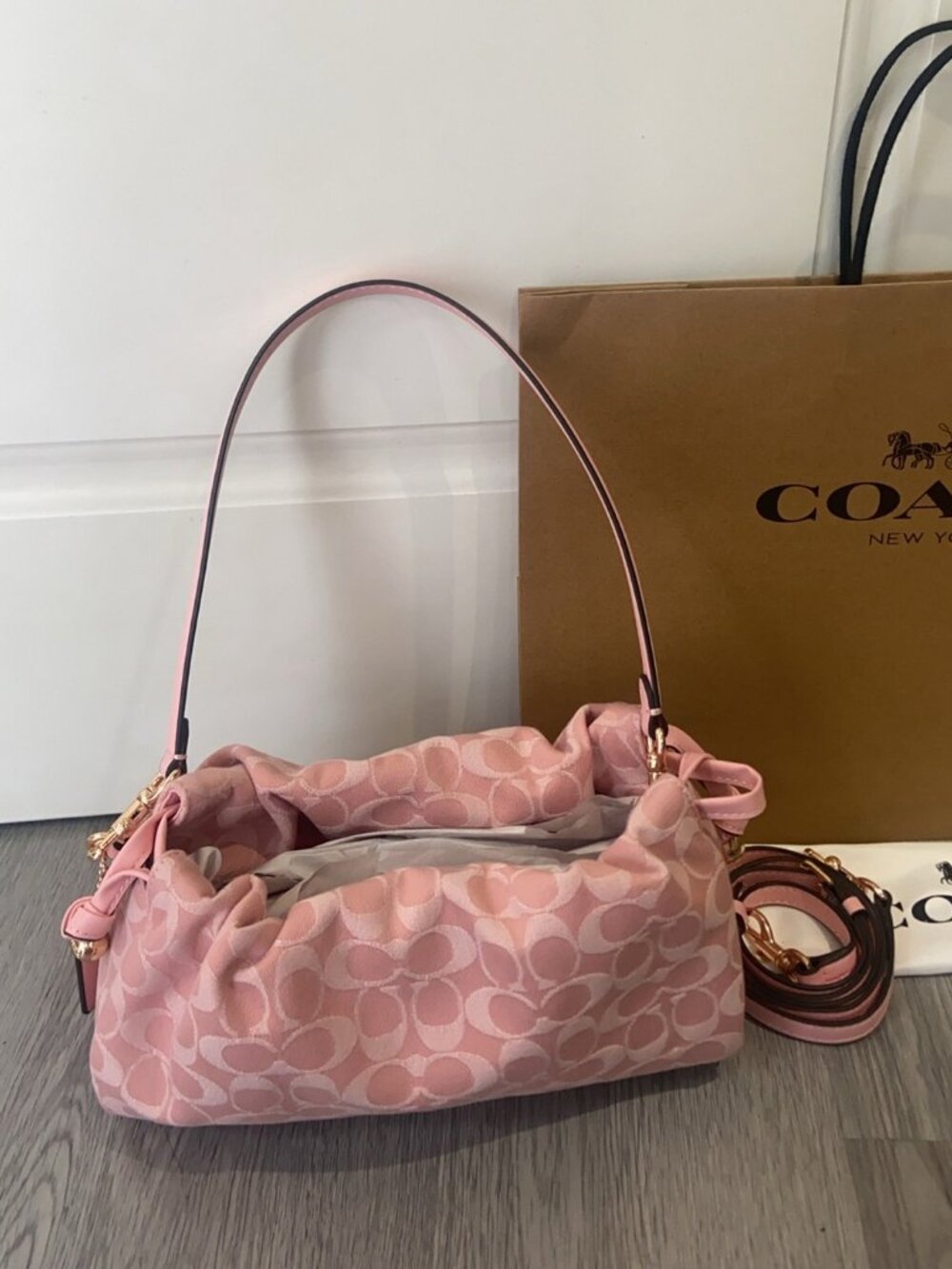 Coach Cloud Bag Crossbody Bag with Double Straps - Picture 2 of 9